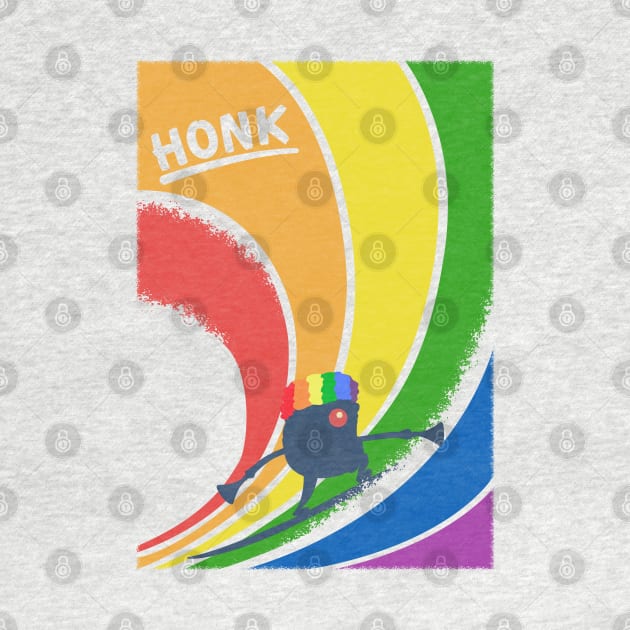 Surfing Pepe Clownworld Honkler Honk by SunGraphicsLab